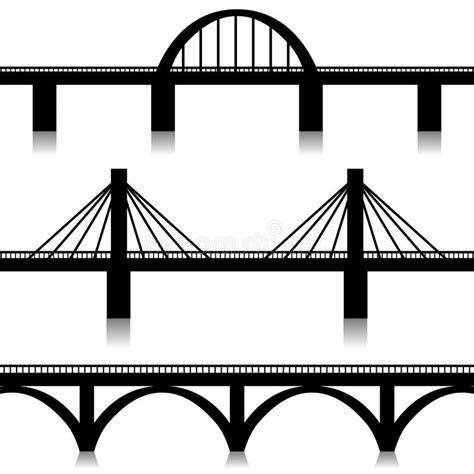 Bridge Silhouette Clip Art