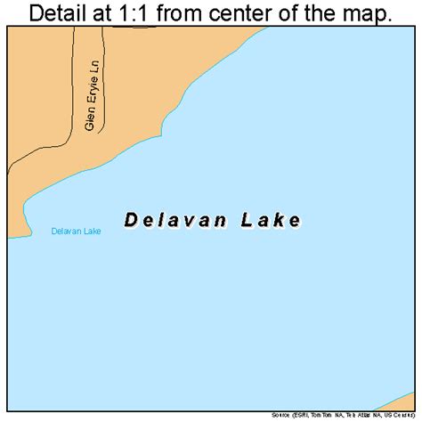 Delavan Lake Wisconsin Street Map 5519500