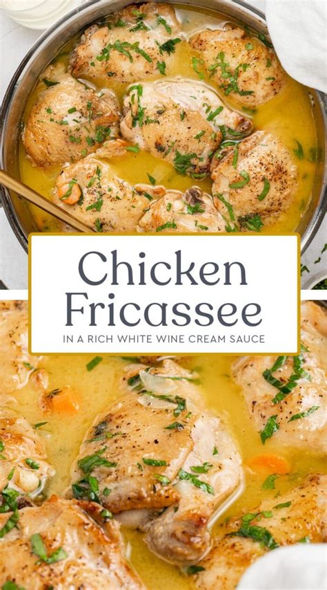 Chicken Fricassee | Recipe | Chicken fricassee, Chicken fricasse recipe ...