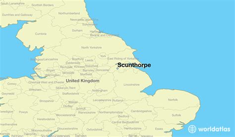 Where is Scunthorpe, England? / Scunthorpe, England Map - WorldAtlas.com