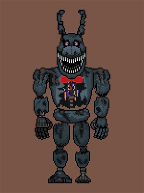 Pixilart - Nightmare Bonnie (Full Body) by riku11615