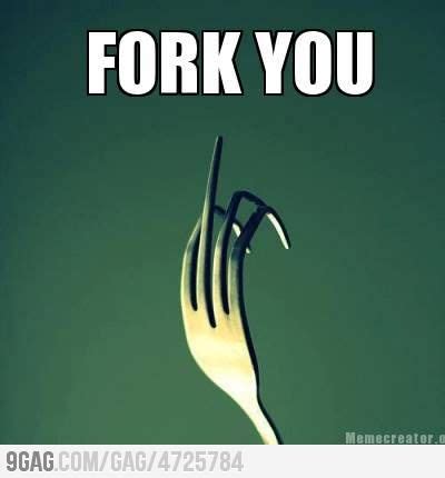 Fork you! | Funny pictures, Gardening fork, One night stands