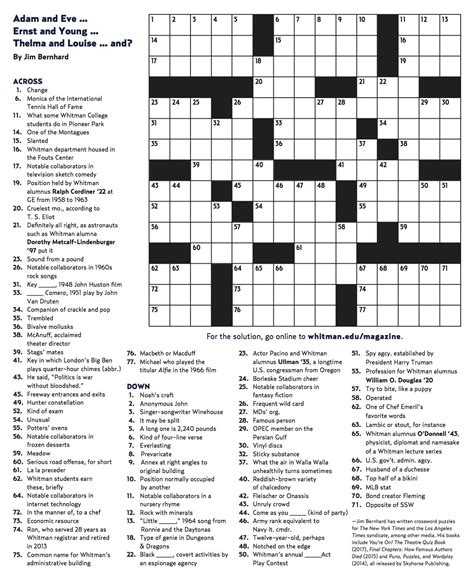 Free Printable Crossword Puzzles For Adults : printable-crossword ...