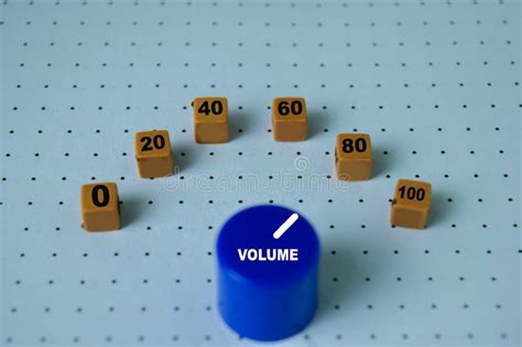 Concept of Turning Volume Control Knob for Maximum Loudness Stock Photo ...