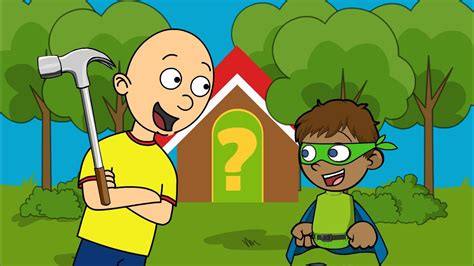 Caillou Repairs The Book Club/Ungrounded - YouTube