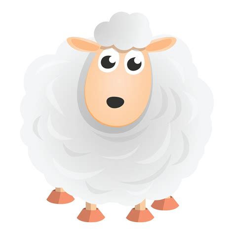 Big wool sheep icon, cartoon style 14182173 Vector Art at Vecteezy