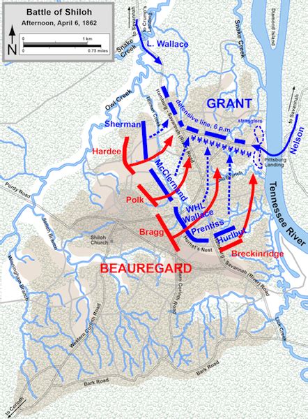 Shiloh Battlefield Maps