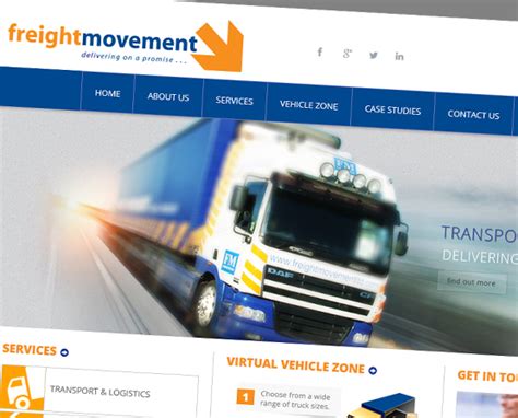 Freight Movement | Responsive Web design Newport | Creative Insomnia