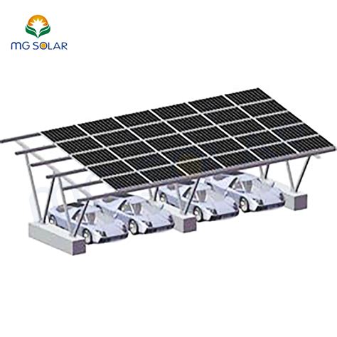 Modern Designs Solar Panel Carport with Aluminum Frame Installation ...