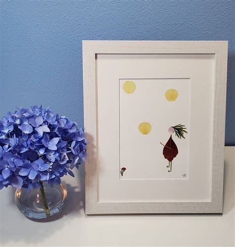 Free Shipping Make a Wish Flower Art Pressed Flowers - Etsy