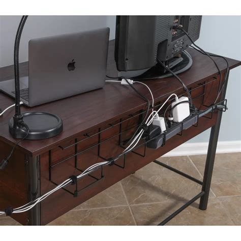 Wire Tray Desk Cable Organizer | Cable management diy, Cable management ...