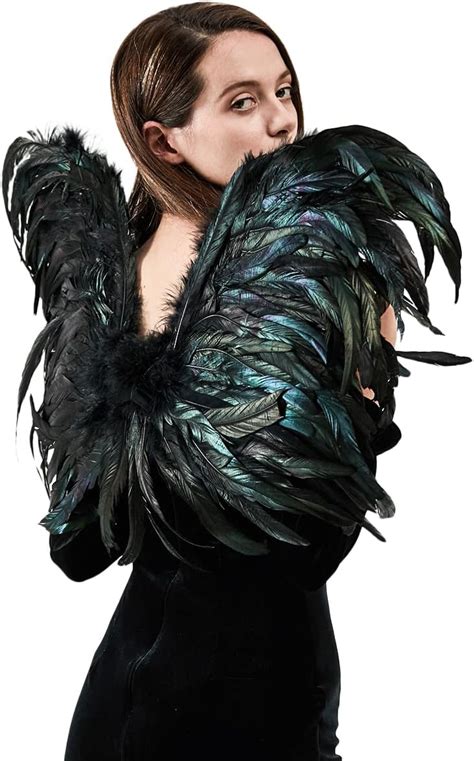 Halloween Feather Angel Wings with Elastic Straps,Halloween Cosplay ...