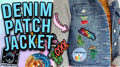 HOW TO IRON ON A PATCH TO DENIM | Denim Patch Jacket | THRIFT FLIP ...