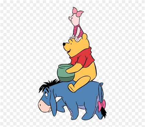 Piglet, Eeyore - Winnie The Pooh Piglet And Eeyore Clipart (#205868 ...