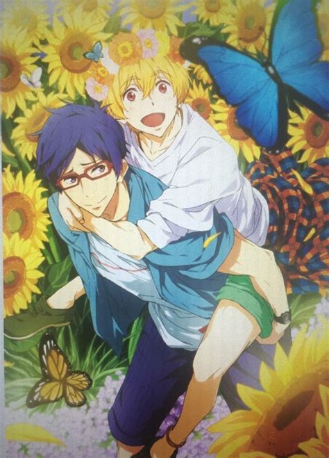 ReiGisa the new official art for Nagisa's birthday. Free! Nagisa Hazuki ...