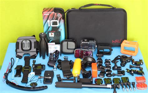 GoPro Hero 10 accessories bundle review (HSU 72 in 1 kit + extras ...