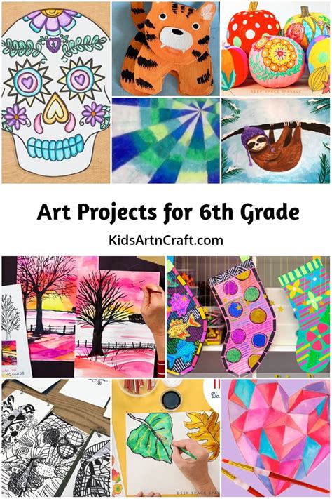 Art Projects for 6th Grade - Kids Art & Craft