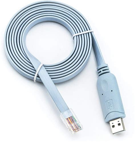 Amazon.com: Cisco Compatible Console Cable, 6ft, FTDI USB to RJ45 ...