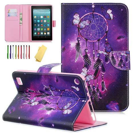 Kindle Fire 7 Kids Case, Allytech Slim PU Leather Folio Stand Case ...