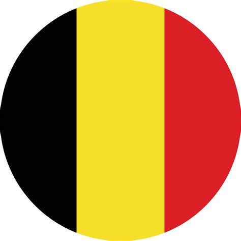 Circle flag of Belgium. 11571460 PNG