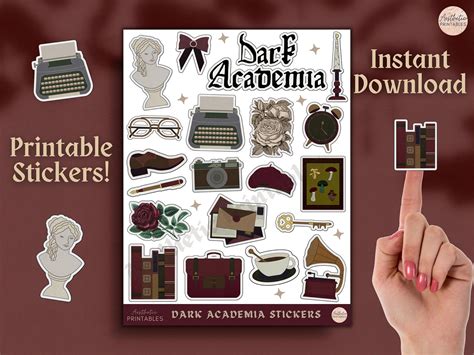 Pin on Dark Academia Stickers