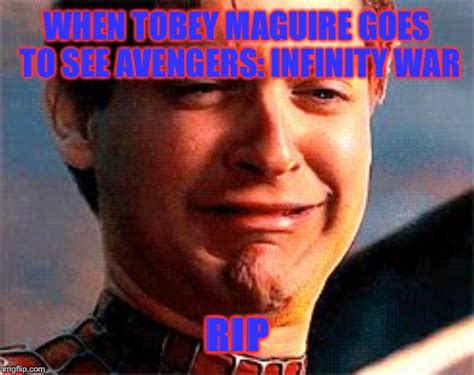 Tobey Maguire crying - Imgflip