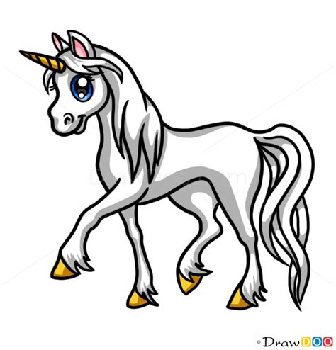 How to Draw White Unicorn | Clipart Panda - Free Clipart Images