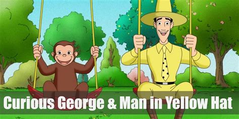 Curious George and The Man in the Yellow Hat Costume for Cosplay ...