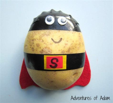 Easy to make Supertato | Supertato, Superheroes eyfs, Superhero theme