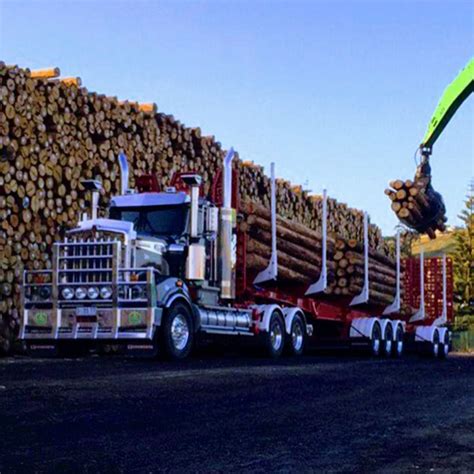 Logging Truck + 5 Axle B Train - NZ Forest Products