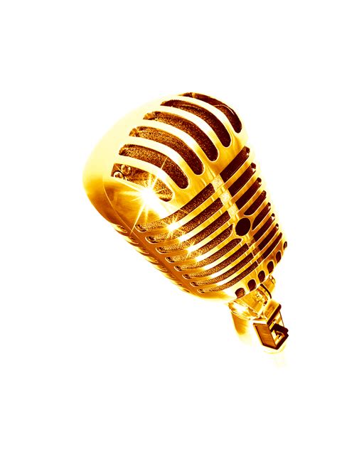 Microphone - Golden Microphone Microphone png download - 1600*2263 ...