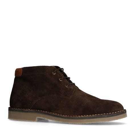 Bruine suède desert boots - Heren | MANFIELD