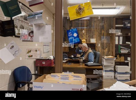 Mayor Bill Thek sits in in his office in City Hall, Wednesday, Jan. 12 ...