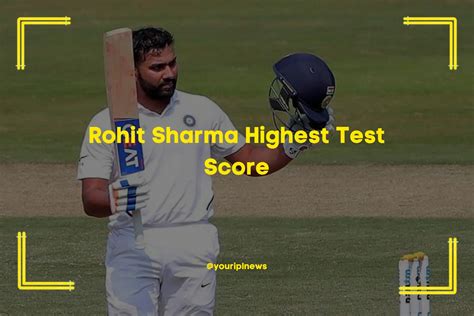 Rohit Sharma Highest Score In Test | Highest Score | Test Records