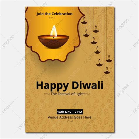 Happy Diwali Poster Template Download on Pngtree