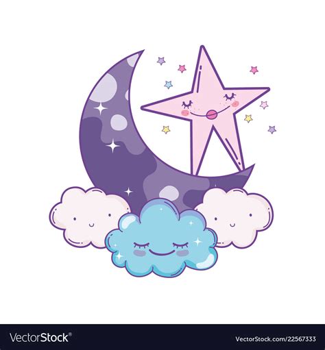 Cute Moon Svg