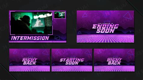 Free Retro Twitch Overlay Package for OBS