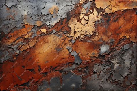 Premium AI Image | rust texture background