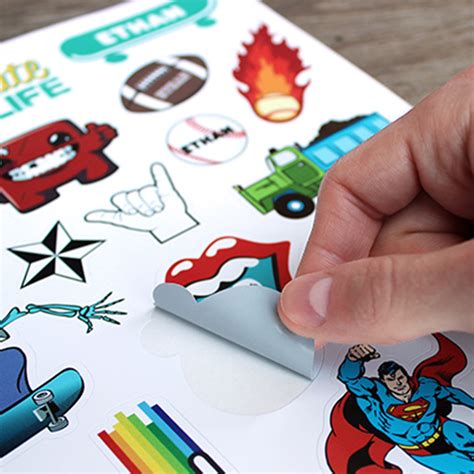 Custom Die-Cut Sticker Pages | Any Shape