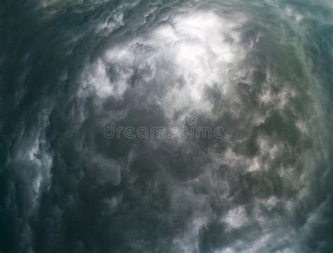 Inside View of a Tornado during a Climate Catastrophe Stock Photo ...