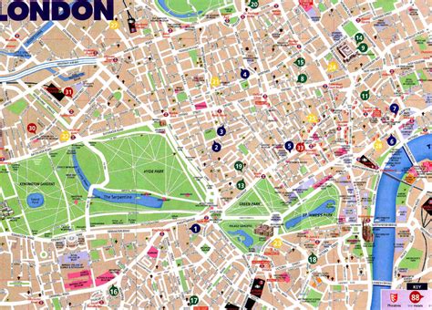 London Map Pdf Free Download