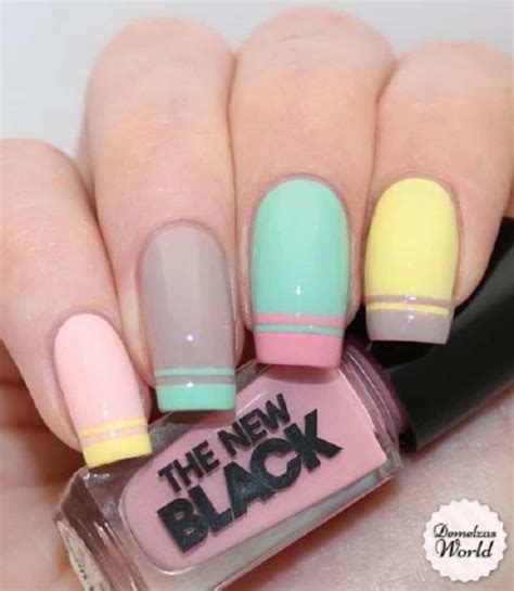 23 Peaceful Pastel Pink And Yellow Nails for 2024 – NailDesignCode