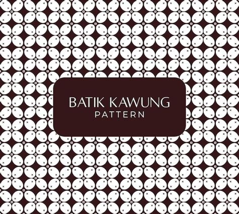 Premium Vector | Batik Kawung Pattern