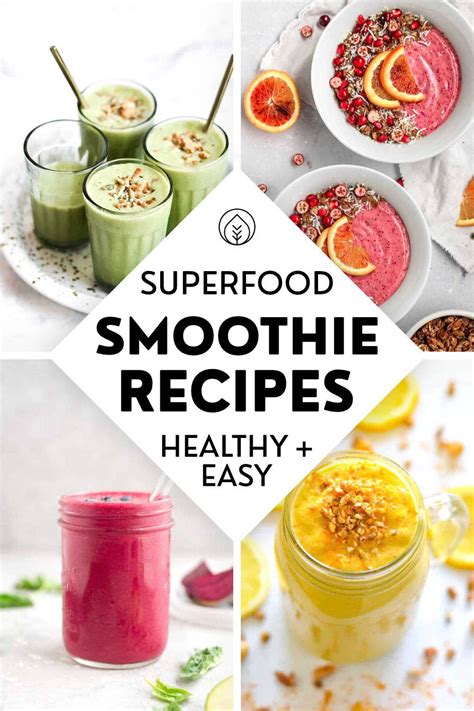 25 Plant-Based Superfood Smoothies – Nutriciously