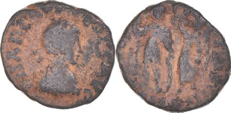 Follis 383-408 Coin, Arcadius, Bronze F(12-15) | MA-Shops