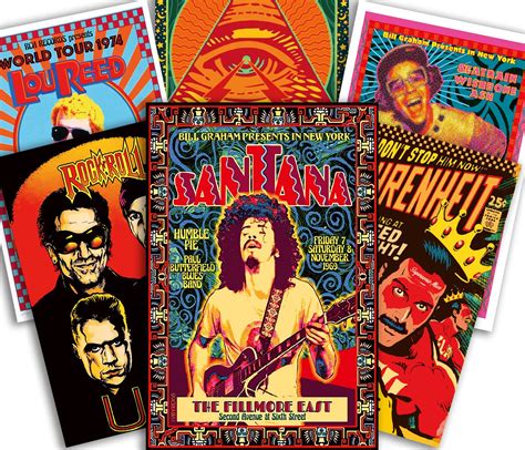 Vintage Rock Band Posters For Grunge Music Room Decor Aesthetic, 18x12 ...