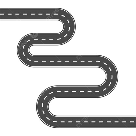 Black Road Information Map With Four Bends, Road, Folder, Road Map PNG ...