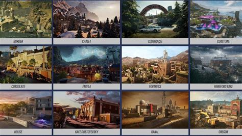 Rainbow Six Siege - List of all playable maps for each game mode