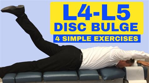 L4 L5 Disc Bulge? Try These 4 Simple Exercises - YouTube