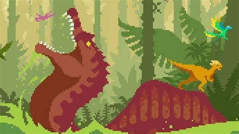 Dino Run: One Very Cool 8Bit Racing Game